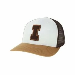 Wholesale ❤️ College Hats & Caps Legacy Athletic Illinois Fighting Illini Engrave Champ Hat 🎁