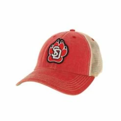 Cheap 🤩 College Hats & Caps Legacy Athletic Kids' South Dakota Coyotes Logo Trucker Hat 🎁